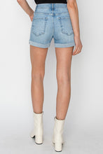 Load image into Gallery viewer, RISEN Distressed Mid-Rise Waist Denim Shorts
