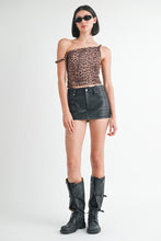 Load image into Gallery viewer, Animal Print Off the Shoulder Top
