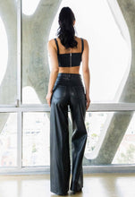Load image into Gallery viewer, PU Wide Leg Faux Leather Pants
