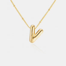 Load image into Gallery viewer, Bubble Initial Necklace T-Z
