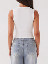 Load image into Gallery viewer, Lovelet Button Up Round Neck Tank
