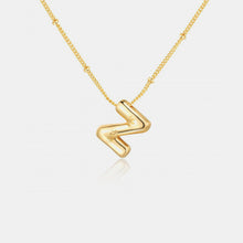 Load image into Gallery viewer, Bubble Initial Necklace T-Z
