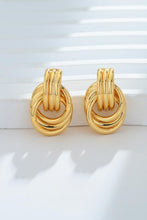 Load image into Gallery viewer, Gold-Plated Knotted Stud Earrings
