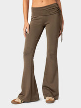 Load image into Gallery viewer, Drawstring Ruched Flare Pants
