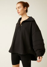 Load image into Gallery viewer, Free People Warm Down Pullover, Black

