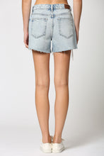 Load image into Gallery viewer, Hidden Jeans Classic Sofie Side Slit Mom Shorts, Light Wash
