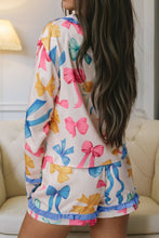 Load image into Gallery viewer, Bow Print PJ Short Set
