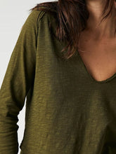 Load image into Gallery viewer, Notched Long Sleeve T-Shirt
