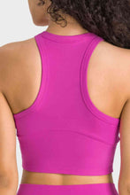 Load image into Gallery viewer, Racerback Cropped Sports Tank
